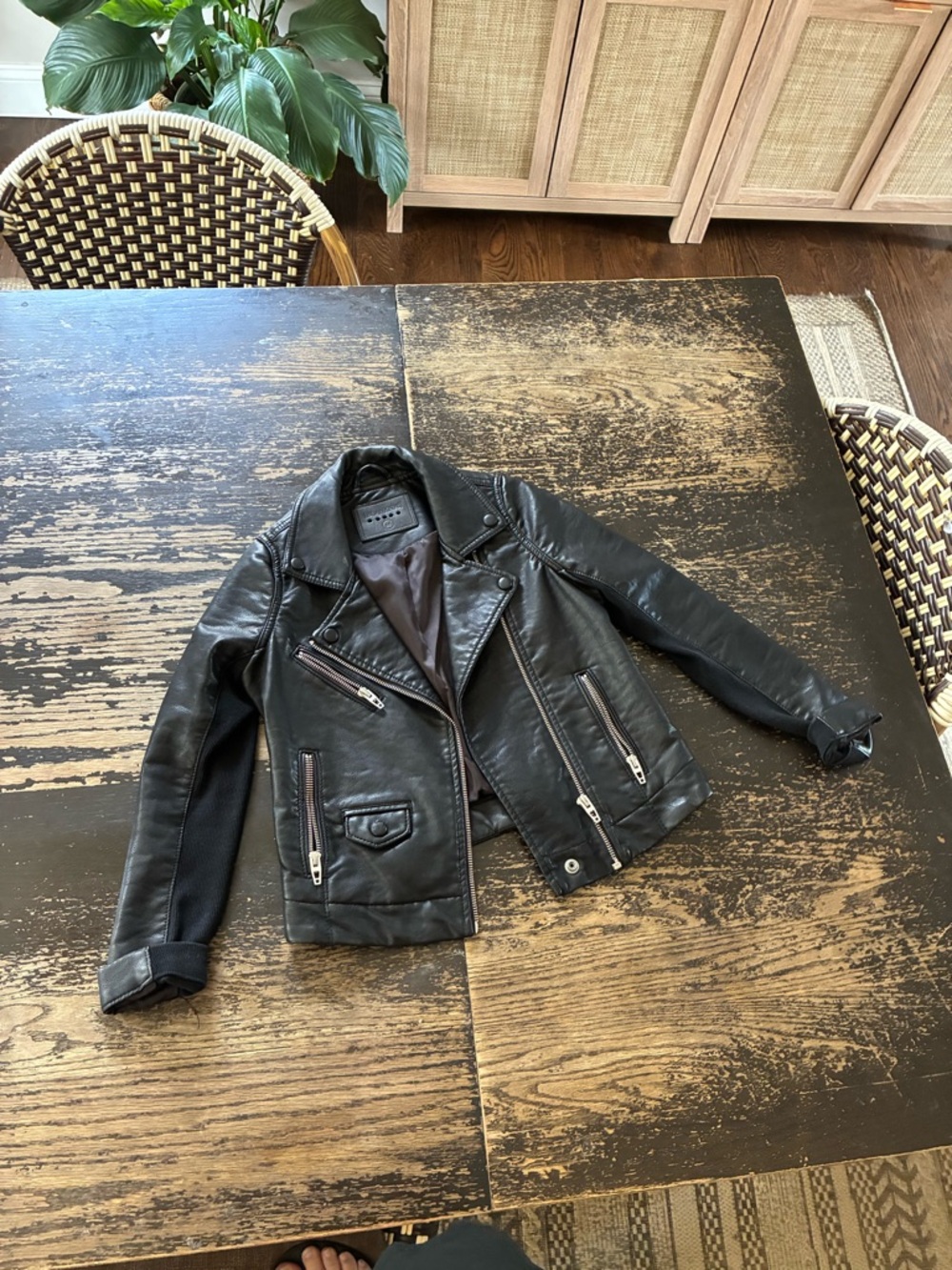 Blank NYC Black Vegan Leather Jacket